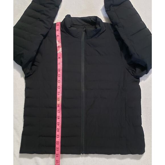 Ecru 100% Duck Down Padded Jacket Women's Medium Black Full Zip Lightweight - Picture 8 of 8